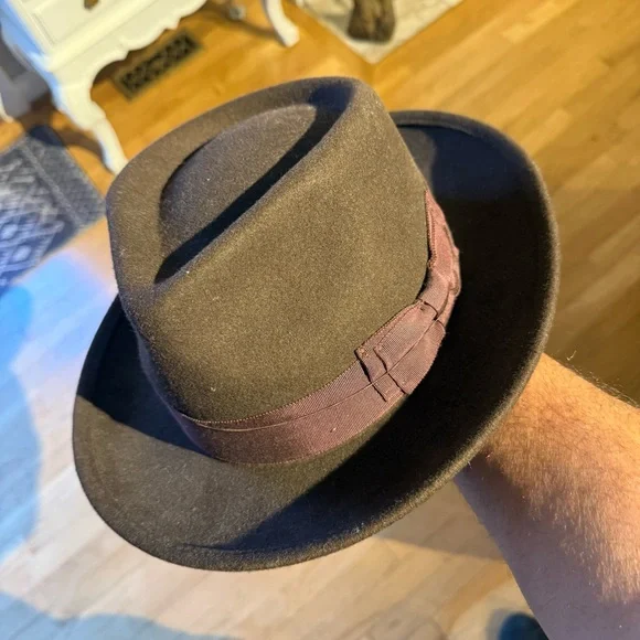 Classic brown fedora by Jack And Arrow - Picture 5 of 5